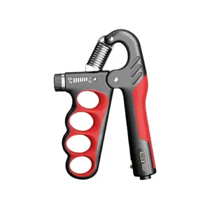 Electronic counting grip, arm strength fitness device, rehabilitation training exercise device, five-finger grip device