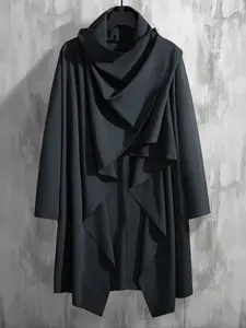 Medieval Hooded Cloak Lightweight Loose Woven Renaissance Shawl, Perfect for Spring Role-Playing Costumes & Historical Reenactments, Ideal Halloween Gift Idea