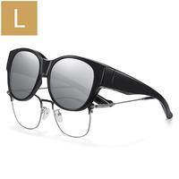 Black Frame Silver Lens