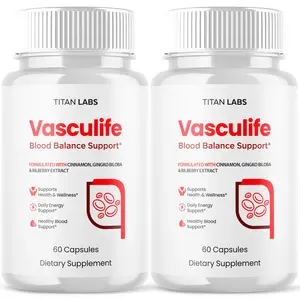 (2 Pack) Vasculife Advanced Blood Max Support Supplement Vascu Life 120 Capsules