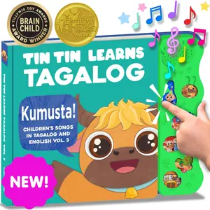 Tagalog-English Sound Book for Babies & Toddlers | Filipino Baby Book | Vol. 3