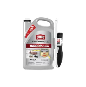 Ortho Home Defense Max Indoor Insect Barrier with Extended Reach Comfort Wand, Kills Ants, Roaches, Spiders, Fleas and Ticks, 1 gal.
