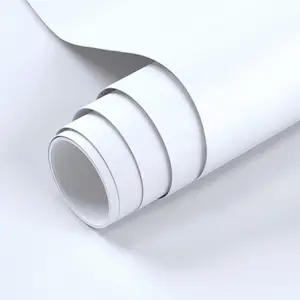 Pure Contact Paper 40x500 Cm, Peel & Stick Wallpaper, Waterproof Vinyl Adhesive, Solid Color Wall Paper for Cabinets Shelves Rooms