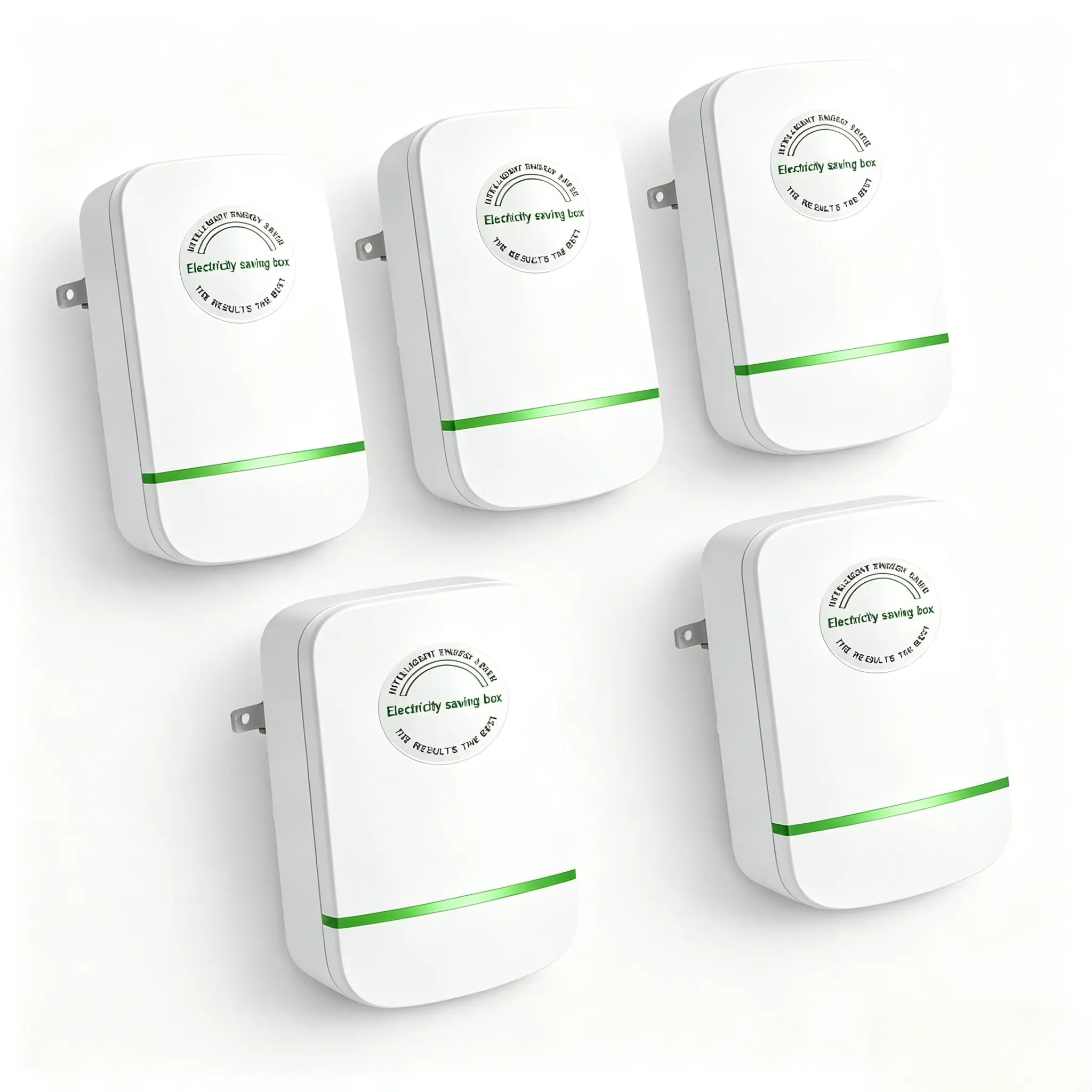 US Plug Indoor Plug-In Power Box Saver, 2026 Updated Design, 90-250V Input, Easy-to-Use for Home Appliances