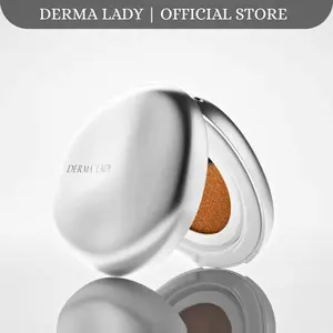 DERMALADY Lasting Anti-aging Cushion cream Face Foundation Makeup, Lightweight, Medium to Full Coverage, Semi-Matte, Anti-aging,Oil Control,Moisturizing