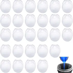25 Pack Mesh Paint Strainer Bags, 5 Gallon Elastic Top Opening Paint Filter Bag for Hydroponics Painting Gardening