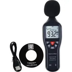 Decibel Meter Sound Level Meter Recorder Digital dB Meter Professional Noise Meter Detector  30dB to 130dB Portable SPL Decibel Meter with Data Logging for , Office, Outside