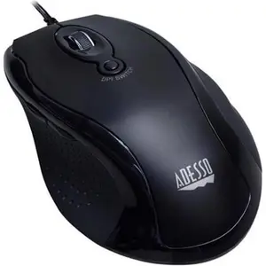 Adesso IMOUSEG2 USB Contoured Ergonomic Mouse, Ergonomic Support Optical Computer Mouse for Office Use, Ergonomic Support Mouse