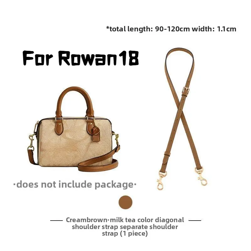 Leather Crossbody Replacement Strap for City 15, Rowan 18 & Mollie 25 Bags – Adjustable Shoulder Strap with Buckle