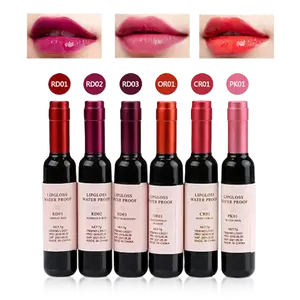 Wine Matte Lip Glaze Lip stain Long Lasting Waterproof hydrating Mini Makeup