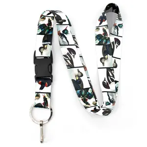 Audubon Ducks Premium Lanyard - with Buckle and Flat Ring - Made in the USA