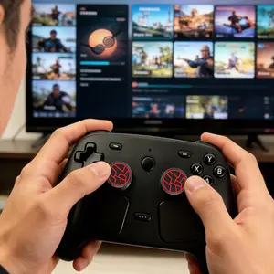 PS5 Controller Thumb Grip Cap – 4PCS Non-Slip Silicone Joystick Covers | Rocker Button Protective Thumbstick Grips Compatible with PS5, PS4, Xbox Series X/S, Xbox One, Switch Pro & More