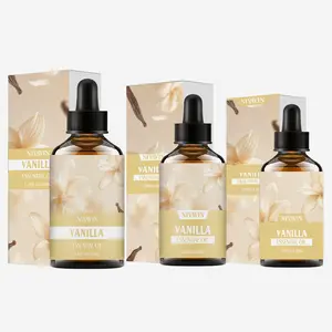 Nivanin Vanilla Essential Oil Set, Pure Oil, 30ML/60ML/100ML Liquid Fragrance, Plant Extracts, Ideal for Skin & Hair Care, Home Office Gift, Body Care
