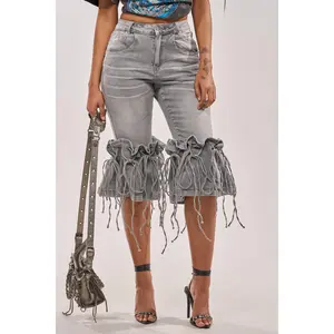 JUMP ON IT DENIM BERMUDA SHORT