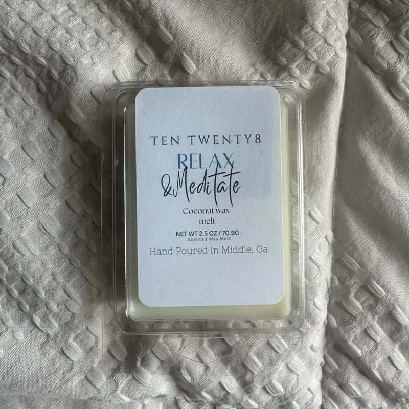 Relax and meditate wax melt