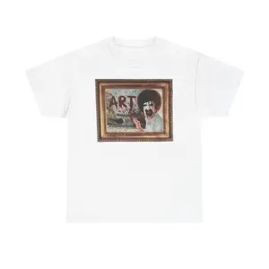 Bob Ross Paint Art Clown Terrifier T-Shirt