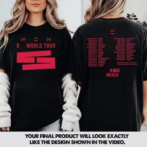 We Are Back 2026 World Tour Shirt, Bangtan Comeback KPOP T-Shirt, Arirang Tour Concert Outfit, Army Inspired Unisex Graphic Tee, Boy Band Fan Merch Gift, K-Pop Fan Gift Ideas