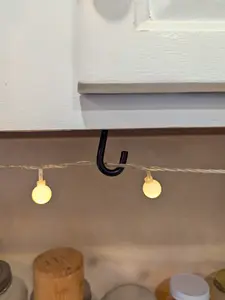 Under Counter hooks - wrought iron - amish made