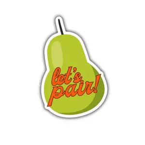 Let's Pair Sticker | StudyNotesABA Sticker | BCBA Therapist sticker | ABA Therapy sticker | Behavior Analyst Sticker | Applied Behavior Analysis Gift | RBT | Funny