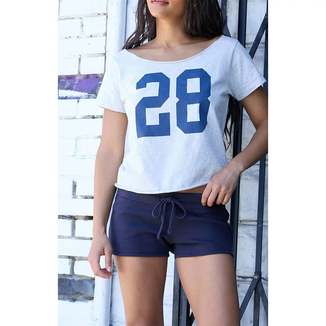 John Galt Women's Blue Sweat Shorts