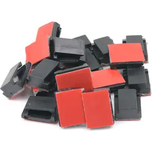 Mini Self Adhesive   Ties Mounts Holder Adhesive    Clips Camera/GPS Power Cord Wire Management  with //Office/(20PCS)