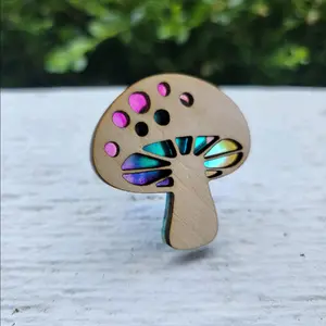 car vent clip-on diffuser - mushroom