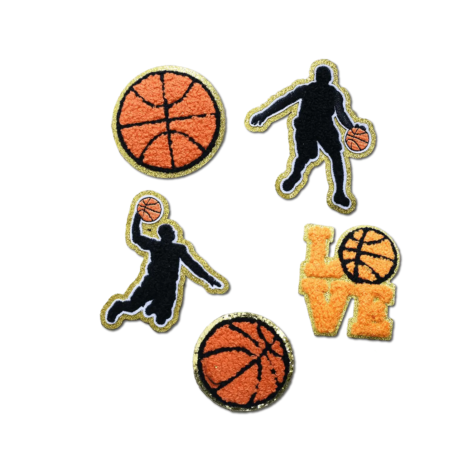 Hat Patches: Basketball Edition (5 patches)
