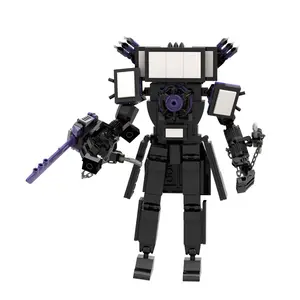 Creative TV Armor Upgrade Building Block Set, DIY Model Toy for Boys, Unisex Birthday Gift, No Battery Required