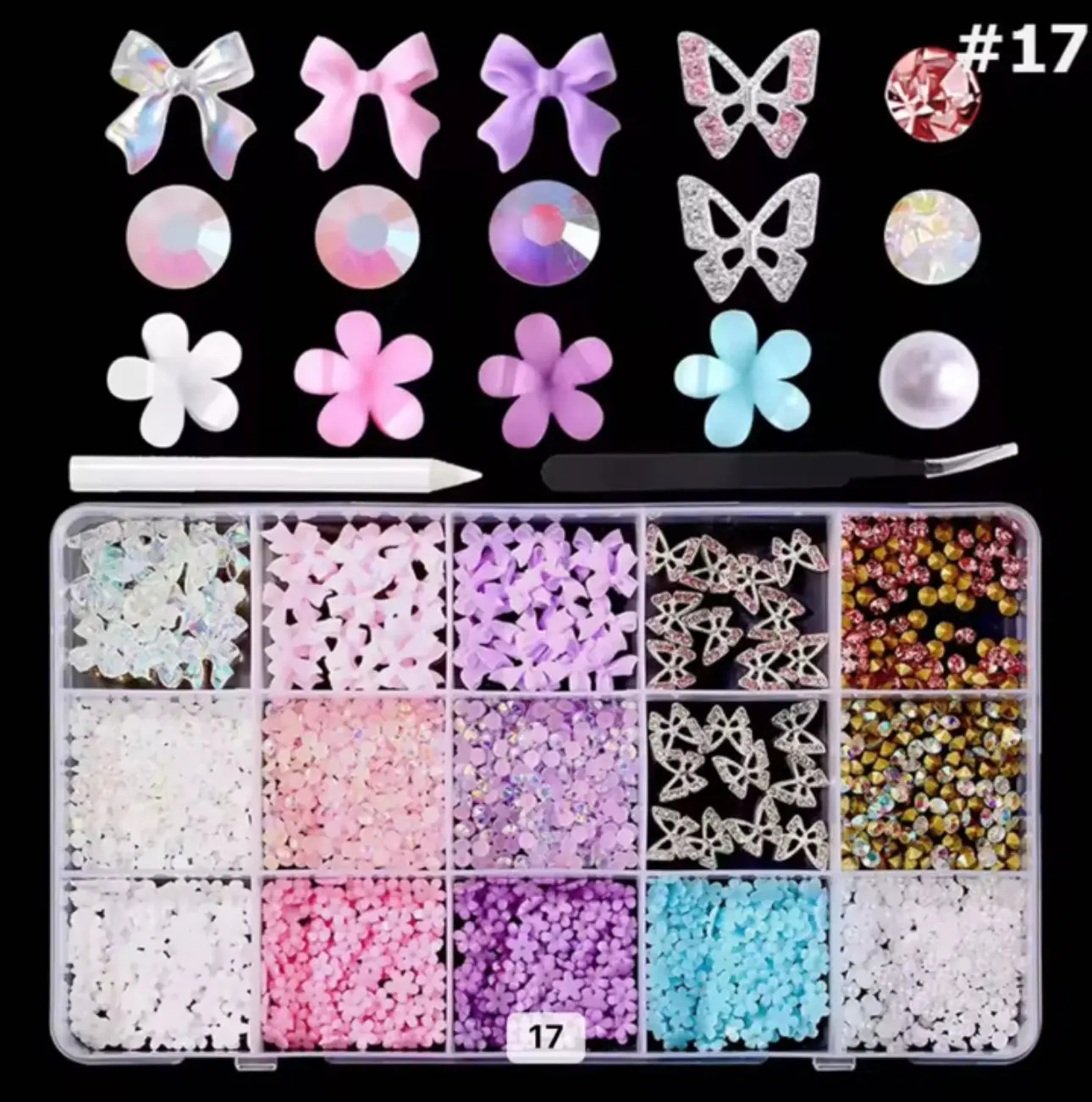 Assorted Nail Charms Assorted Nail Charms