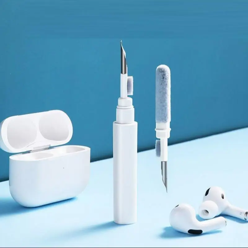 3 In 1 Multifunctional Earbuds Cleaning Pen, 1 Count Earphone Cleaning Brush, Earphone Cleaning Tool, Audio & Video Accessories For Keyboard Earphone