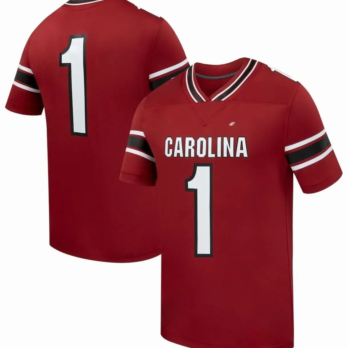 Unisex Football #1 #1 South Carolina Gamecocks Home Replica Football Jersey - Garnet
