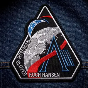 Embroidery Patch Artemis II NA/SA Space Program Mission Patch 5-8 Inches