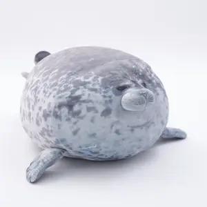 Cute Chubby Seal Plush Toy Cute Plush Stuffed Marine Animal Sea Lion Pillow Soft Plush Stuffed Sea Lion Plush Toy Birthday Gift for Kids weighted  stuffed  toy pillow  toy plushie toy Snuggle Bear gorgeous doll
