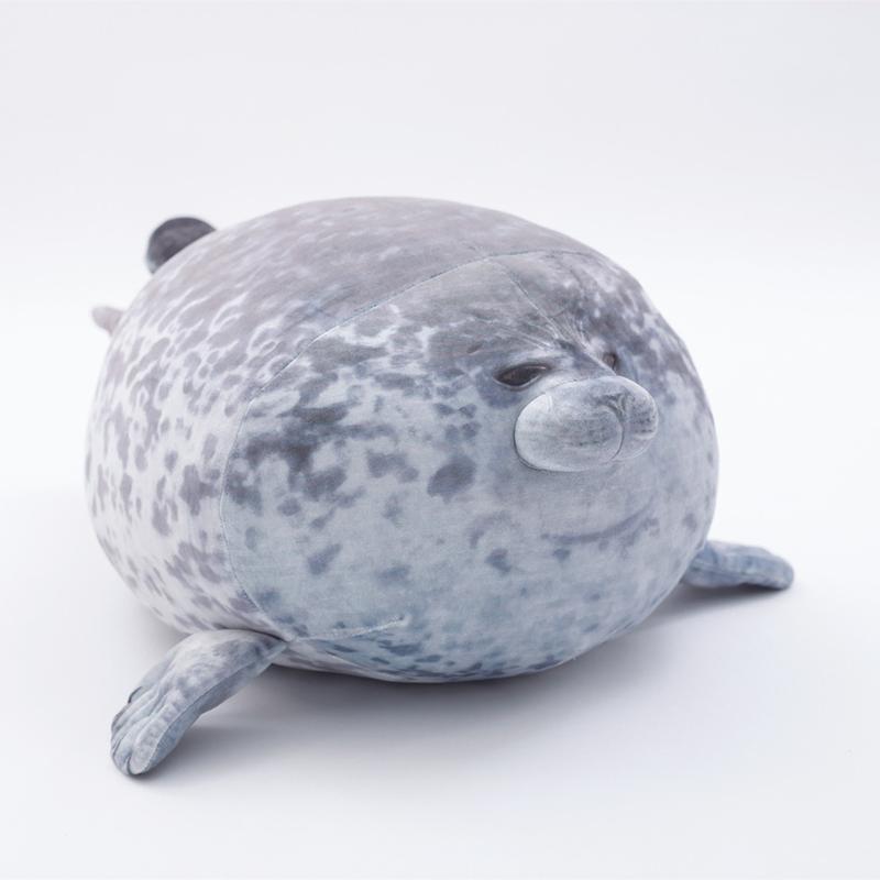 Cute Chubby Seal Plush Toy Cute Plush Stuffed Marine Animal Sea Lion Pillow Soft Plush Stuffed Sea Lion Plush Toy Birthday Gift for Kids weighted  stuffed  toy pillow  toy plushie toy Snuggle Bear
