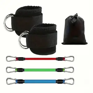 Ankle Straps for Cable Machines – 1 Pair Kickback Straps for Women Men | Padded Leg Training Support for Glutes & Hamstrings – Gym Workout Bands