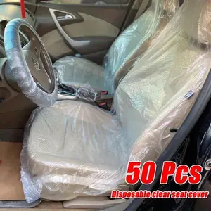 50pcs of Disposable Car Seat Covers for Beauty Restoration And Protection, Suitable for Cleaning And Maintenance of Car Seats.