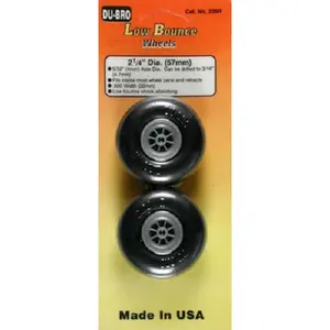DU-BRO Low Bounce Smooth Wheels 2-1/4 (2)  DUB225R