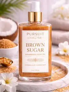 Pursuit By Brittany Ashley Brown Sugar Shimmering  Body Serum