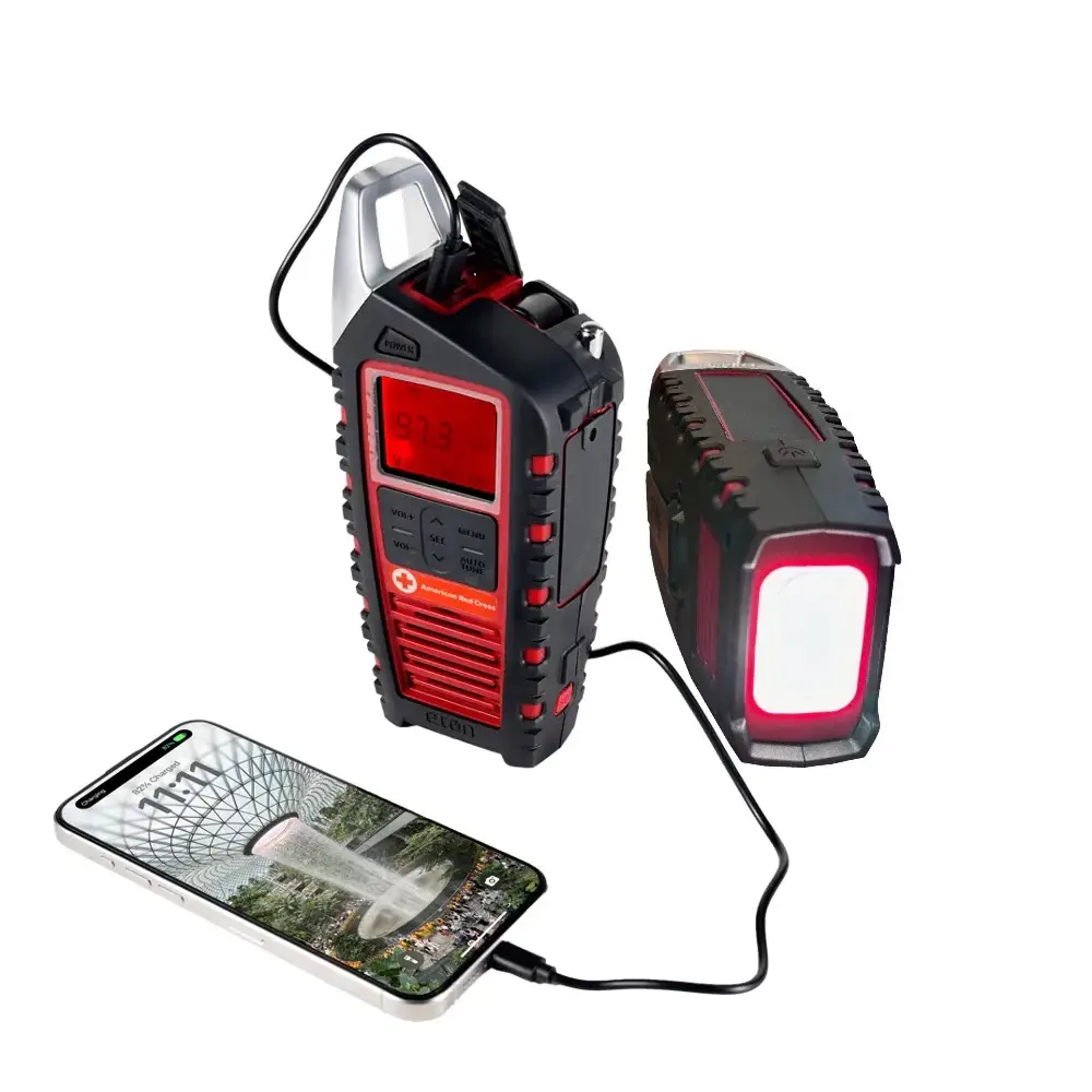 American Red Cross Odyssey | Bluetooth Weather Radio | Solar Powered & Portable...