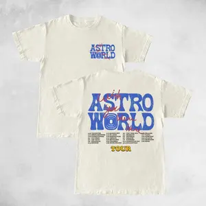 Travis Cactus Blue Astroworld Double Sides Front And Back Premium T-Shirt Cotton Unisex Shirt Rap Shirt Rapper Rap Tee Hiphop Shirt Music Tour Merch Gift for Him Gift For Her Vintage Y2K Hoodie Sweatshirt