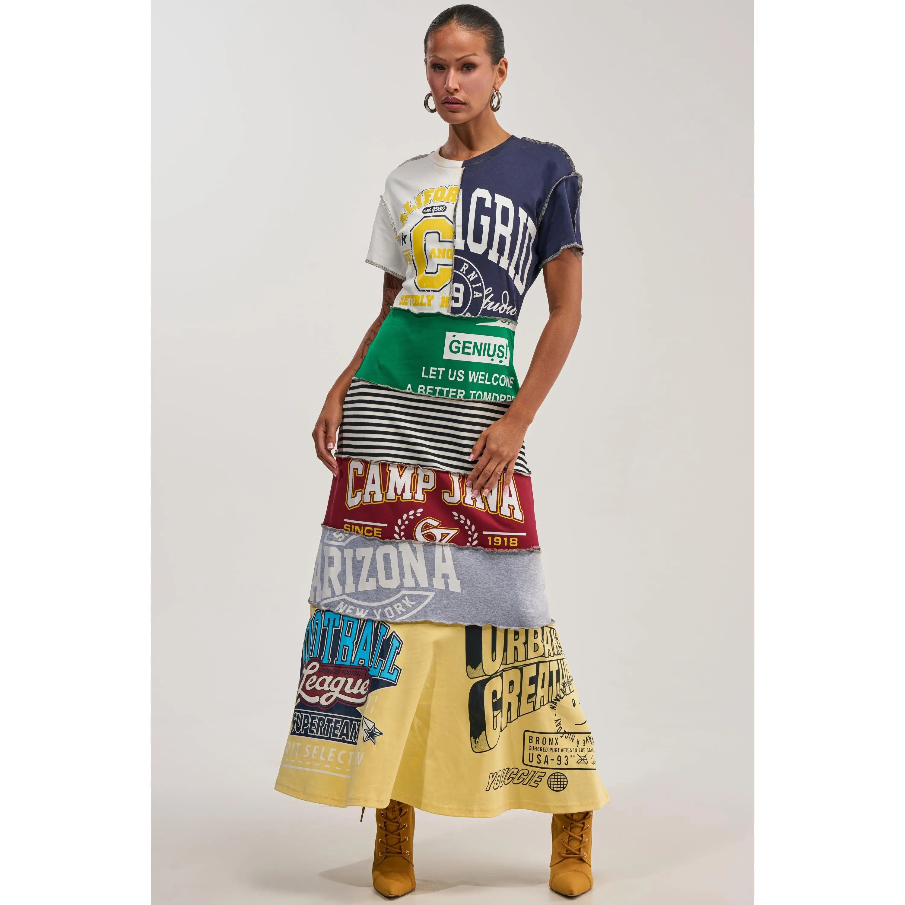 COOL GIRL ENERGY TSHIRT MAXI DRESS COOL GIRL ENERGY TSHIRT MAXI DRESS