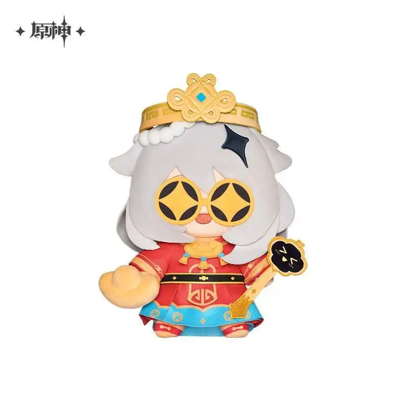 Presale Little God of Wealth Paimon Series Official Genshin Impact Cute Plush Figure Model Pillow Kawaii Anime Mascot Gift 29cm