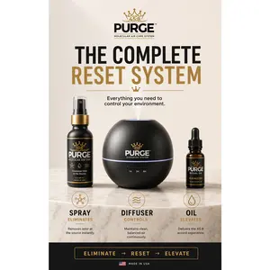 PURGE™ 45:8 Ritual Diffusion System – Phase 3 Elevate Air Care Kit Air Diffuser Aromatherapy Scented Oils
