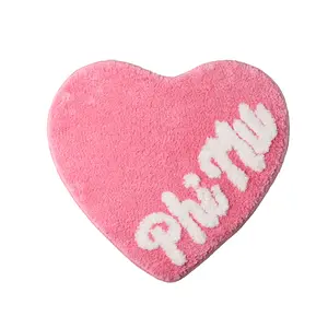 Phi Mu Heart Mini-Rug