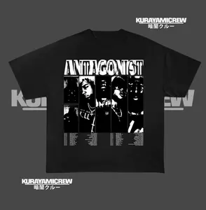 KURAYAMICREW Antagonist World Tour Shirt PCartiiii Opium Merch Ken Cars0n Destroiii Lonely Streetwear Tee Gildan 5000 100% Cotton Graphic Tapered Neck Classic Fit