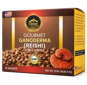 Eternal Spirit Beauty Asian Latte Ganoderma 4-in-1 Instant Coffee Singles - 15 Sachets