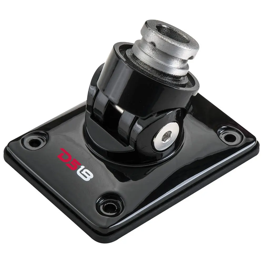 HYDRO Universal Flat Mounts (Set of 2) - Heavy Duty Aluminum Swivel Brackets with Adjustable Tilt, High Quality Hardware for Automotive & Marine Applications, Heavy Duty Mounting, Ds18 Flmb