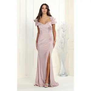 Mauve Bridesmaid Dresses in Satin and Plus Size Gowns by MQ1928