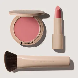 Limited Edition xo V Collection Bundle - Includes Blush & Lip color in Rose, Crème Classic Lipstick in Rose and Blush Brush