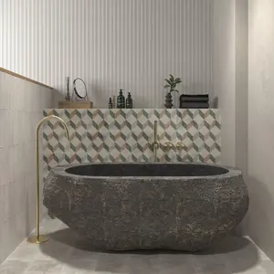 Milare Scala Gesso 4.5x9 Porcelain Tile Sample